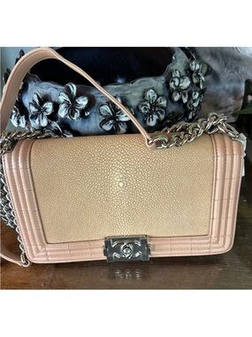 Chanel Medium Boy Stingray Bag